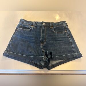 American Eagle Outfitters Dark Wash Denim Mom Shorts